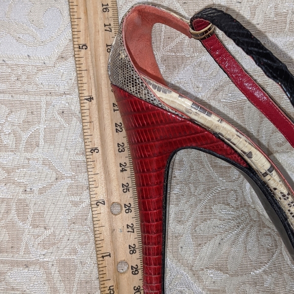 Calvin Klein snakeskin heels - Picture 8 of 10